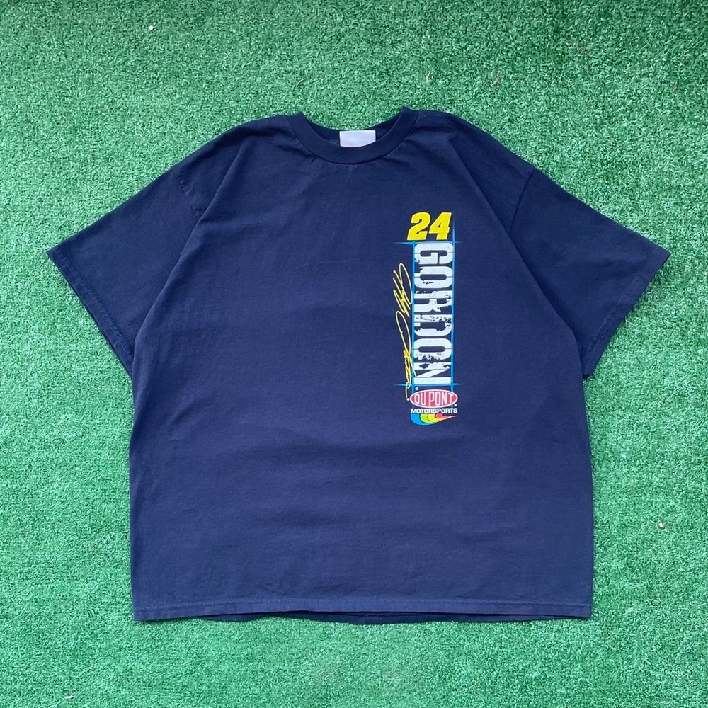 Vintage Navy Blue '24 Gorton Racing' Nascar Graphic Tee